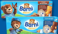 BARNI Prăjitură cu cremă de lapte / cremă de ciocolată / cremă de căpșuni 150 g