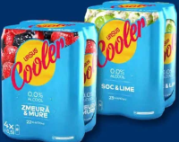 URSUS COOLER Mix de bere soc și lime / suc de zmeură și mure 4 x 0,5 L