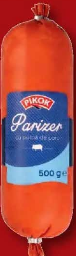 Pikok Parizer cu pulpă de porc 500 g