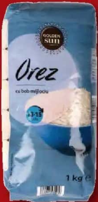Golden Sun Orez cu bob mijlociu 1 kg