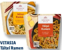 VITASIA Tăiței Ramen în stil asiatic Miso / cu soia și ghimbir 180 g, 250 g