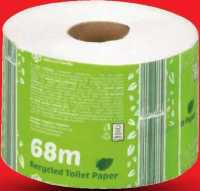 Hârtie igienică 2 straturi 100% fibre reciclate 600 foi 1 buc.