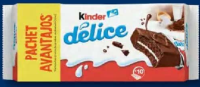 KINDER DELICE Prăjituri cu ciocolată 10 x 39 g