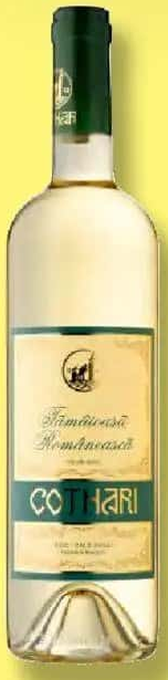 Cotnari Tămâioasă Românească Vin alb dulce 0,75 L