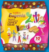 EUGENIA ZURLI Biscuiți cu cremă de lapte și cacao 360 g