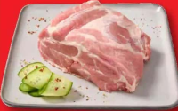 Ceafă de porc, fără os per 100 g