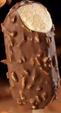Gelatelli Înghețată cu aromă vanilie Bourbon glazurată cu ciocolată și migdale 6 x 120 ml