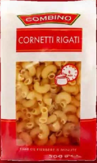 Combino Cornetti Rigati 500 g