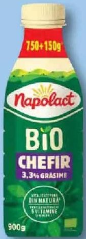 NAPOLACT Chefir bio 3,3% grăsime 900 g