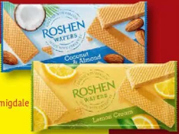 Roshen Napolitane cu lămâie / cremă de cocos și migdale 216 g