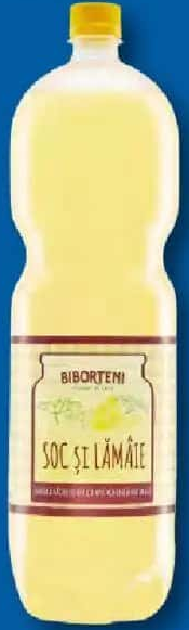 Biborțeni Băutură răcoritoare cu aromă de lămâie 1 L