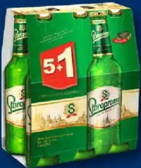 STAROPRAMEN Bere blondă (5+1) x 0,33 L
