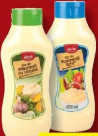 KANIA Sos de maioneză light / cu usturoi 470 ml / 480 ml