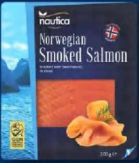 Nautica Somon file afumat cu fum natural 200 g
