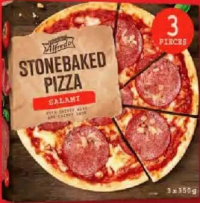 Trattoria Alfredo Pizza cu salam 3 x 350 g