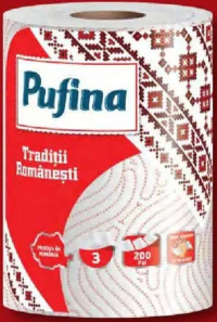 PUFINA Tradiții Românești Monorolă cu motive tradiționale 1 buc.