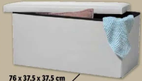 LIVARNO Banchetă cu spațiu de depozitare 76 x 37,5 x 37,5 cm 1 buc.