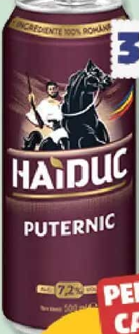 Haiduc Bere Blondă 7.2% alcool 500 ml
