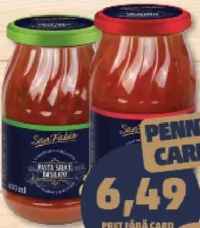 San Fabio Sos paste arrabbiata / busuioc 420 g