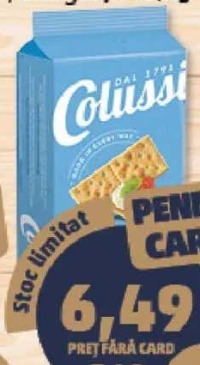 Colussi Crackers sare 250 g