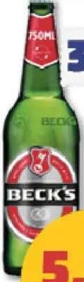 Beck's Bere Blondă 5% alcool 750 ml