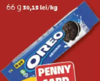 Oreo Biscuiți cacao și cremă cu aromă vanilie 66 g