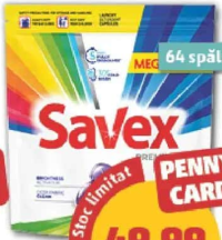 SAVEX COLOR DETERGENT CAPSULE RUFE 64 buc.