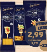 San Fabio Paste spaghete / penne / fusilli 500 g