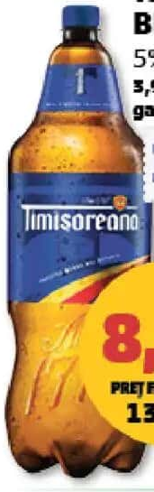 Timișoreana Bere Blondă 5% alcool 2.25 l