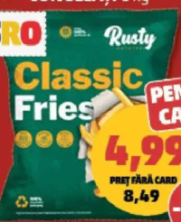 RUSTY CARTOFI CONGELAȚI 1 kg