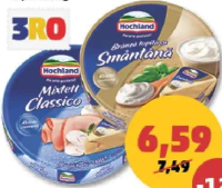 Hochland Mix brânză topită mixtett / smântână 140 g