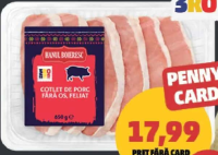 Hanul Boieresc Cotlet porc fără os feliat 650 g