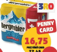 Bergenbier Bere Blondă 5% alcool 5+1 x 500 ml