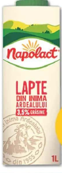 Napolact Lapte 3,5% grăsime 1 l