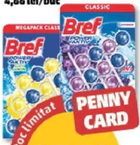 BREF ODORIZANT WC POWER ACTIV diverse sortimente 3x50 g