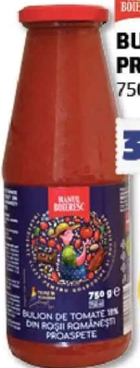 Hanul Boieresc Bulion roșii proaspete 750 g