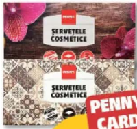 PENNY. ȘERVEȚELE COSMETICE diverse sortimente, 3 straturi, 100 buc.
