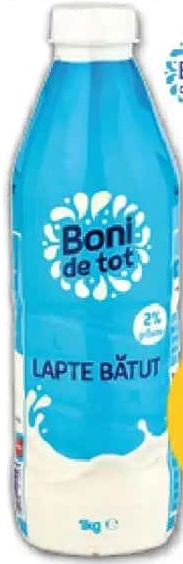 Boni de Tot Lapte Bătut 2% grăsime 1 kg