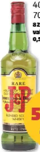 J&B Whisky 40% alcool 700 ml