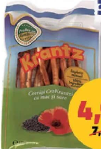 Krantz Covrigi cu mac și sare 125 g