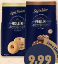 San Fabio Biscuiți Frollini diverse sortimente 400 g