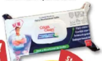 COOL&CLEAN ȘERVEȚELE UMEDE SUPRAFEȚE oțet și bicarbonat 100 buc.
