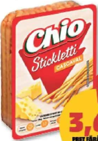 Chio Stickletti Sticks cașcaval 80 g