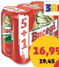 Bucegi Bere Blondă 4.6% alcool 6x500 ml