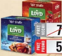 LOYD Hot Winter ceai la plic 15buc x 3g, diverse sortimente