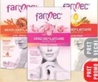 FARMEC benzi epilatoare pentru față diverse sortimente 20buc