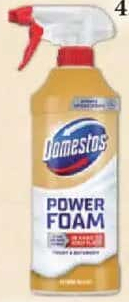 DOMESTOS Citrus Fresh spumă de curățare toaletă&baie 435ml