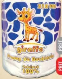GIRAFFE prosop bucătărie 1 rolă, 2str., 350foi
