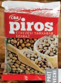 CBA PIROS fasole uscată, tărcată 400g