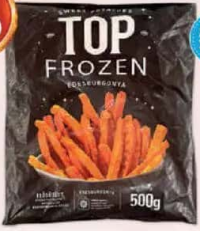 TOP FROZEN cartofi dulci preprăjiți 500g